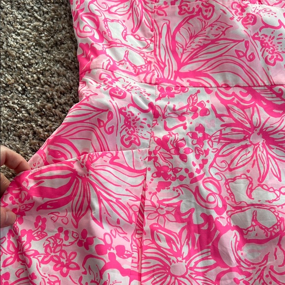 Lilly Pulitzer Blossom Dress in Pink Tropics Bunny Hop. - Picture 2 of 4